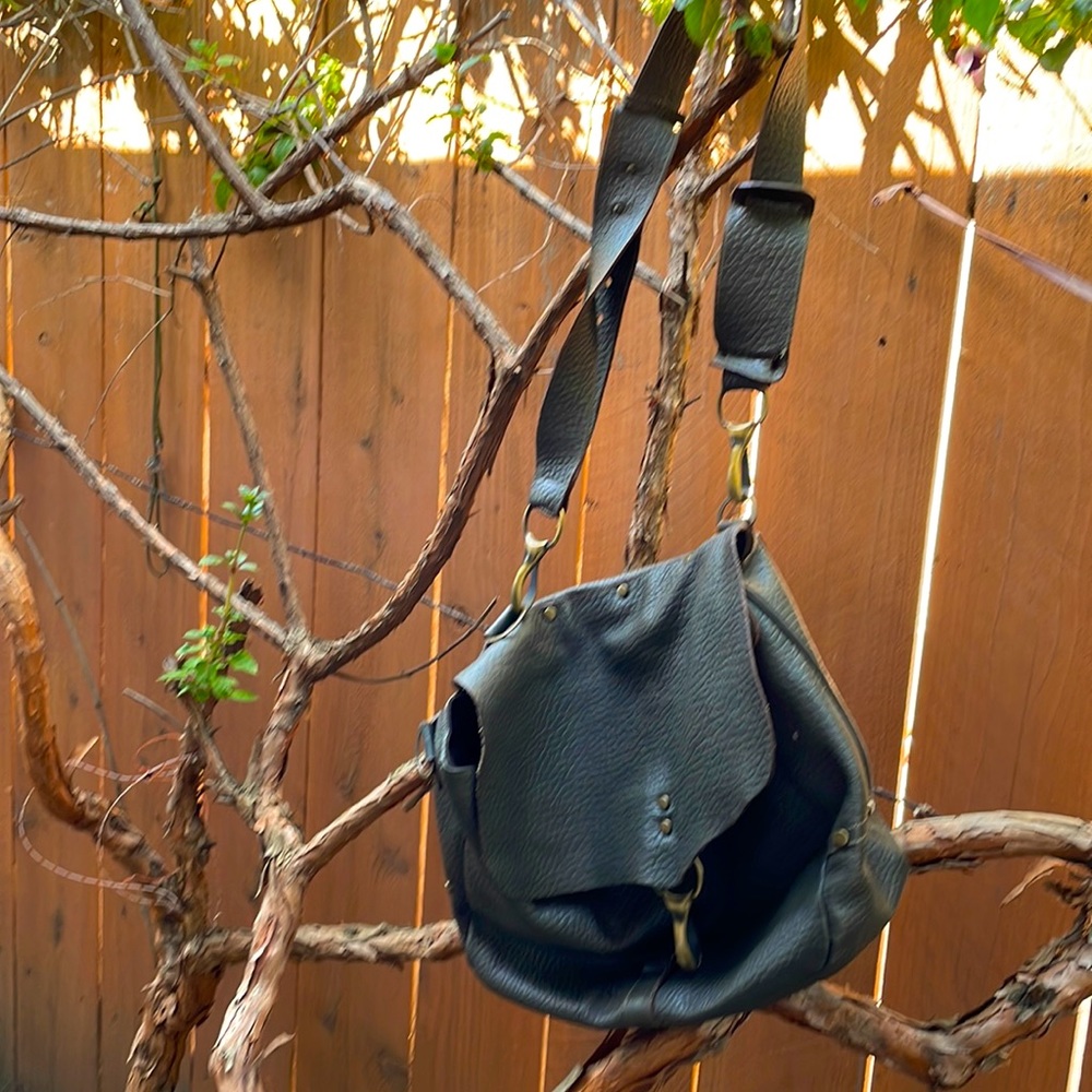 Italian leather bag.